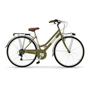 Bicicleta de paseo Airbici ALLURE Lady - 6 Velocidades, Ruedas 700C Verde Oasi