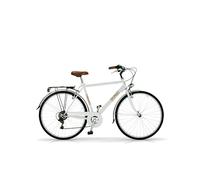 Bicicleta de paseo Airbici ALLURE Man- 6 Velocidades, Ruedas 700C Blanco Helado