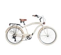 Bicicleta de paseo Airbici CRUISER Man- 6 Velocidades, Ruedas 26" Beige