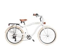 Bicicleta de paseo Airbici CRUISER Man- 6 Velocidades, Ruedas 26" Blanco