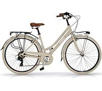 Bicicleta de Paseo Airbici ELEGANCE Lady- 6 Velocidades, Ruedas 28" Beige Capuccino