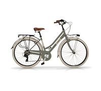 Bicicleta de Paseo Airbici ELEGANCE Lady- 6 Velocidades, Ruedas 28" Grigio Galante