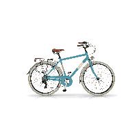 Bicicleta de paseo Airbici ELEGANCE Man- 6 Velocidades, Ruedas 700x38C Blu Mama non Mama 50