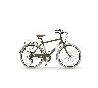 Bicicleta de paseo Airbici ELEGANCE Man- 6 Velocidades, Ruedas 700x38C Verde Oasi