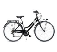 Bicicleta de Paseo Airbici FUSION Lady- 6 Velocidades, Ruedas 28" Negro Mate