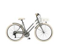 Bicicleta de Paseo Airbici MILANO Lady ,6 Velocidades Ruedas 28" Grigio Galante