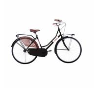 Bicicleta de Paseo Airbici Sabrina Lady- Ruedas 26" - 1 velocidad Negro Pólvora de Cafe