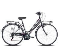BICICLETA DE PASEO ALBATROS MAN/LADY "Mujer" Negro/Fucsia