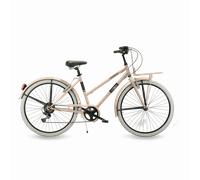 Bicicleta de paseo Mooloco Lady, Ruedas 26, 6 velocidades Beige Capuccino
