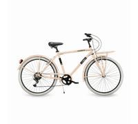 Bicicleta de paseo Mooloco Man, Ruedas 26, 6 velocidades Beige Capuccino 54