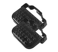 Bicicleta De Pedales Para Asiento Trasero - Estribos Traseros Plegables, Reposapiés Completamente De Metal, Pedales De Bicicleta Engrosados | Soporte Estable Para El Pie Del Pasajero, Bicicleta