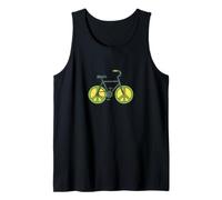Bicicleta de Signo de Paz con neumáticos Groovy para Ciclistas Felices Camiseta sin Mangas
