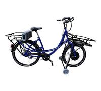 Bicicleta de transporte E01 con frenos de disco delante y detrás
