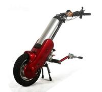 Bicicleta eléctrica de 12 pulgadas, silla de ruedas delantera, silla de ruedas deportiva, cabeza de conductor, accesorios manuales para silla de ruedas, remolque (D Connectinthemiddle)