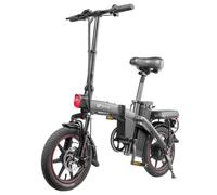 Bicicleta eléctrica DYU A5 350W 48V 7.5Ah, plegable, autonomía 55km, frenos disco, LCD