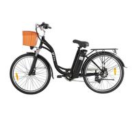 Bicicleta eléctrica DYU C6 350W 12,5Ah 26" Suspensión Almacenamiento Frenos Disco