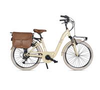 Bicicleta electrica E-CLASSIC 24” LADY, 6 VELOCIDADES - Airbici Beige Capuccino