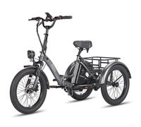Bicicleta Eléctrica Fafrees F20 Mate 20" Motor 250W Batería 48V 20Ah Gris Plomo