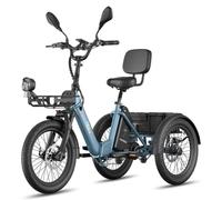 Bicicleta Eléctrica Fafrees F20 Mate II 250W 20" Gris Azulado