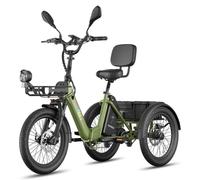 Bicicleta Eléctrica Fafrees F20 Mate II 250W 20" Verde Militar