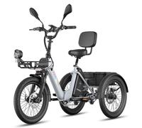 Bicicleta Eléctrica Fafrees F20 Mate II 250W 48V 20" Gris Plateado
