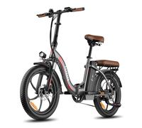 Bicicleta eléctrica fafrees f20 pro - motor 250w batería 36v20ah neumáticos de 20" frenos de disco mecánicos - gris plomo