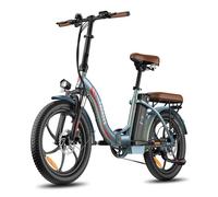 Bicicleta eléctrica fafrees f20 pro - motor 250w batería 36v20ah neumáticos de 20" frenos de disco mecánicos - aurora verde