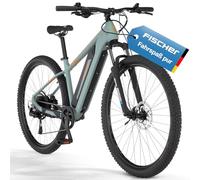 Bicicleta eléctrica FISCHER E-Bike MTB Montis 2.2 ACTIVE para mujeres y hombres, altura del cuadro 43, motor trasero 50 Nm, batería de 48 V