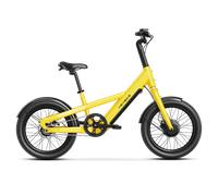 Bicicleta eléctrica Heybike compacta de la CE Amarillo Soleado Con portaequipajes trasero y cesta trasera