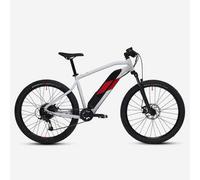 Bicicleta eléctrica MTB Rockrider E-ST 100 Blanco Rojo 27,5" 380 Wh XL - 185-200CM