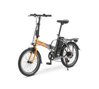 Nilox J1 Pro Bicicleta eléctrica 20' Plegable 250W 6 velocidades LCD Acero Naranja/Negro