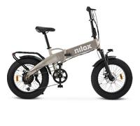 Bicicleta eléctrica Nilox NXEBX10GR plegable 13Ah 36V 70km autonomía aluminio LCD