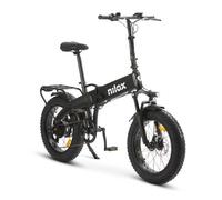 Bicicleta eléctrica Nilox NXEBX10BK 250W 20" Plegable 70km 13Ah Litio 6V LCD Negro
