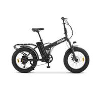 Nilox Bicicleta eléctrica Plegable 250W 70km autonomía 20? 6 velocidades LCD Acero Negro