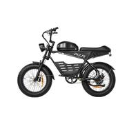Bicicleta Eléctrica Pixar SuperV 500w 48v 30ah 20x4 Negra Freno De Disco