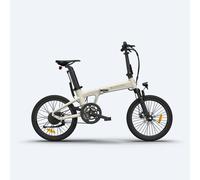 Bicicleta Eléctrica Plegable ADO Air 20S con amortiguación delantera BEIGE