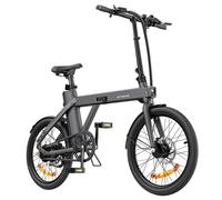 Bicicleta Eléctrica Plegable ENGWE P20, Motor Silencioso de 250W Sensor de Par, Batería de 36V 9.6A, Neumáticos de 20*1.95'', Velocidad Máxima 25km/h, Autonomía 100km P20 negro