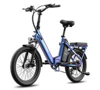 Bicicleta Eléctrica Plegable Fafrees F20 Flex 250W 36V 20Ah Azul Morado