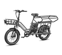 Bicicleta Eléctrica Plegable Fafrees Ff20 Cuv 20" Motor 250W Batería 48V 30Ah Gris Plomo