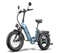Bicicleta Eléctrica Plegable Fafrees FF20 Polar 500W 48V 20" Gris Azulado