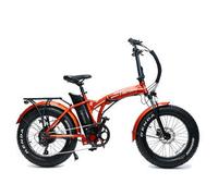 EMotorad Toledo Bicicleta Eléctrica Plegable Neumáticos Kenda Fat Tire 20x4" Motor 36V 250W Naranja