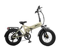 Bicicleta eléctrica plegable PVY Z20 Plus, neumáticos gruesos de 20 * 4,0 pulgadas Motor de 1000 W Velocidad de 50 km / h Batería de 16,5 Ah Alcance de 80-120 km Carga de 150 kg - Gris Z20 Plus caqui