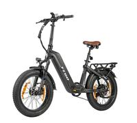 Bicicleta eléctrica TTGO F8 Motor 250W Batería 48V 18Ah Neumáticos 20"x3.0