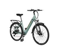 Cecotec Bicicleta Eléctrica de Ciudad Urban. 250W, Ruedas de 28", 90Km de Autonomía, Batería 460 WH, Suspension Delantera, Cambio Shimano de 7 Velocidades y Doble Disco de Freno