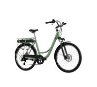 Cecotec Bicicleta Eléctrica de Ciudad Capital. 80 km de Autonomía, Batería 468 WH, Suspensión Delantera, Cambio Shimano de 6 Velocidades y Doble Disco de Freno