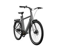 Bicicleta Eléctrica Urbana - Crivit Belt Drive (Gris Ceniza)