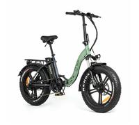 Youin Porto - Bicicleta Eléctrica Plegable Todoterreno - Motor 250W - Velocidad 25 km/h - Autonomía 45 km - Frenos de Disco - Batería 36V 10Ah - Ruedas 20" Fat
