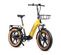 Youin Luxor Pro BK1750 Bicicleta eléctrica Plegable Fat 20 Pulgadas Correa Carbono Motor 250W batería extraíble hasta 100km Frenos hidráulicos Pantalla Color suspensión Premium
