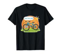 Bicicleta Estaba Dos cansados Demasiado Cansado Divertido papá Broma Humor Camiseta