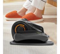 Bicicleta estática de entrenamiento motorizada, Mini dispositivo eléctrico de ejercicio físico con Pedal para piernas y pies para uso diario y rápido Naranja